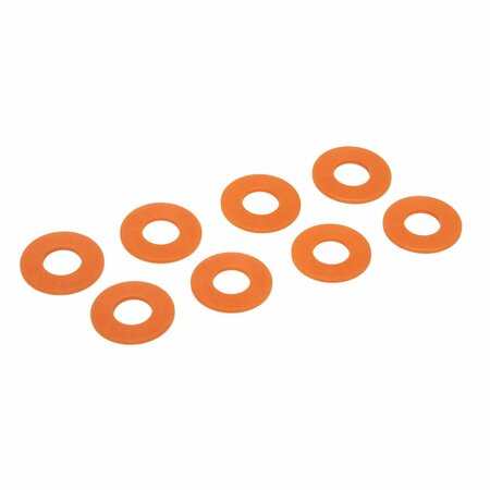 DAYSTAR D-RING / Shackle Washers Set Of 8 Fl. Orange KU71074FA